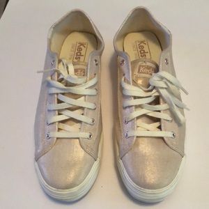 Rose gold Keds